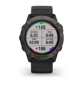 CEAS GARMIN FENIX 6X PRO SOLAR CARBON/BLACK 51MM - Img 6