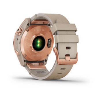CEAS GARMIN FENIX 7S SAPPHIRE SOLAR ROSE GOLD TI / PIELE 42MM - Img 10