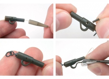 CLIPS PENTRU PLUMB PIERDUT CARP SPIRIT LEAD CLIPS WEED GREEN X10 - Img 2