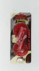 COADA DE SCHIMB PENTRU STRIKE PRO WOLF TAIL JR. RED GLITTER