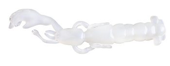 CREATURA BERKLEY GULP! SALTWATER SALTY NIPPER 9CM TRANSWHT