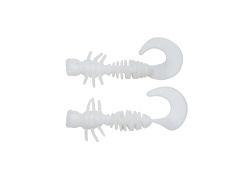 CREATURA BERKLEY POWERBAIT POWER CURLY 40MM MILKY WHITE
