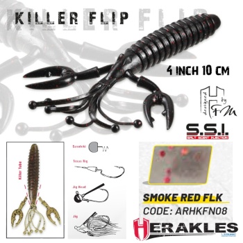 CREATURA HERAKLES KILLER FLIP 4 10cm SMOKE RED FLK