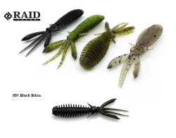 CREATURA RAID EGUBUG 2.5 6.3CM 051 BLACK BITOU 8BUC/PLIC