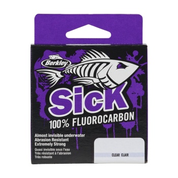 FIR BERKLEY SICK FLUOROCARBON LEADER 50M/54YD, 0,25MM, 4,9KG/10,8LB CLEAR - Img 3