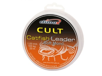 FIR CLIMAX CULT CATFISH SOFT MONO LEADER 50m 1.20mm 70kg