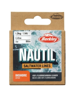 FIR FLUOROCARBON BERKLEY NAUTIL INSHORE 50M/54YD, 0,25MM, 4,2KG/9,19LB CLEAR - Img 4
