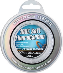 FIR FLUOROCARBON SAVAGE GEAR SOFT 033MM/7KG/50M