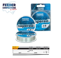 FIR INAINTAS CONIC FEEDER TAPERED LEADER 5X15M 0.18-0.28MM 8.7KG