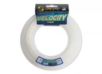 FIR INAINTAS MONOFILAMENT CARP SPIRIT VELOCITY IMPACT - HI ABRASION SHOCK LEADER 100M 0.50MM / CLEAR