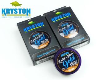 FIR KRYSTON QUICKSILVER GOLD COATED SHOCK LEADER 10m 35lb 15.87kg Brown