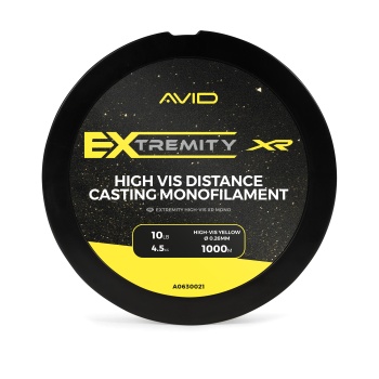 FIR MONOFILAMENT AVID CARP EXTREMITY HI-VIS XR 0.26MM 10LBS 4.5KG 1000M - Img 2