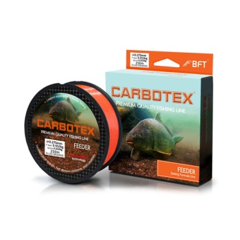 FIR MONOFILAMENT CARBOTEX FEEDER ORANGE 024MM 8.6KG 250M