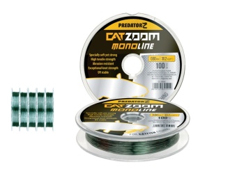 FIR MONOFILAMENT CATZOOM CATFISH 100m 0.80mm 46.2kg Green
