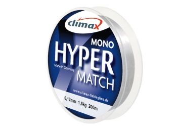 FIR MONOFILAMENT CLIMAX HYPER MATCH SINKING 200M 0.22MM LIGHT GREY