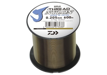 FIR MONOFILAMENT DAIWA J-THREADS 0.37MM/10,10KG/600M KHAKI GOLD
