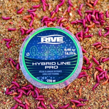 FIR MONOFILAMENT RIVE HYBRID 250M LINE PRO TRANSPARENT 0.18MM, 2.80KG