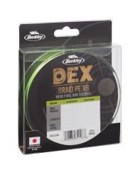 FIR TEXTIL BERKLEY DEX X8 PE CHARTREUSE 0.14MM 21.9KG 150M