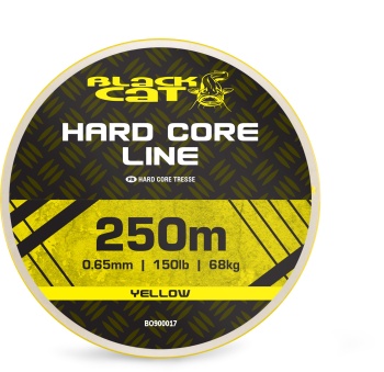 FIR TEXTIL BLACK CAT BC HARD CORE LINE YELLOW 68KG 0.65MM 250M
