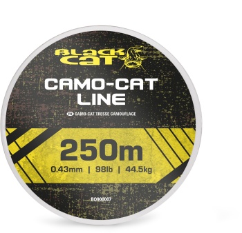 FIR TEXTIL BLACK CAT CAMO-CAT LINE 44.5KG 0.43MM 250M