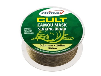 FIR TEXTIL CLIMAX CULT CRAP CAMOU MASK SINKING 1200m 0.30mm 30lb