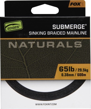 FIR TEXTIL FOX EDGES NATURALS SUBMERGE BRAID – VERDE, 600 M, 0.38 MM, 65 LB