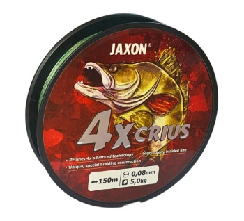 FIR TEXTIL JAXON CRIUS PE 4X DARK GREEN 150M 0.14MM 15KG