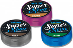 FIR TEXTIL KRYSTON SUPER NOVA SOLID BAG SUPPLE 15LB 20M DARK SILT