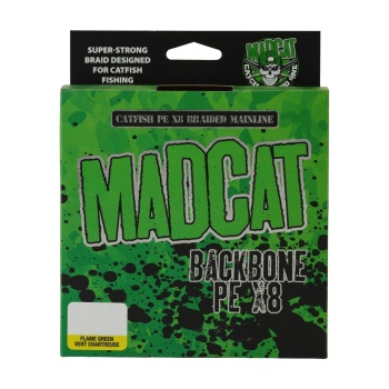 FIR TEXTIL MADCAT BACKBONE PE X8 300M / 0.55MM / 72.7KG CHARTREUSE - Img 4