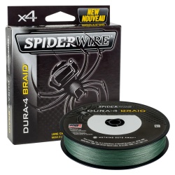 FIR TEXTIL SPIDERWIRE DURA BRAID X4 150M 165YD 0.40MM 45KG 99LB MOSS GREEN
