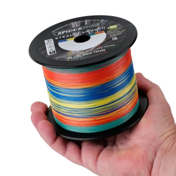 FIR TEXTIL SPIDERWIRE STEALTH SMOOTH8 X8 PE BRAID 2000M 2180YD 0.19MM 18KG 39LB MULITI - Img 7