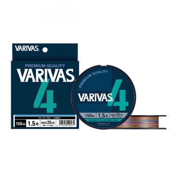 FIR TEXTIL VARIVAS PE 4 MARKING EDITION 150M 0.165MM 18LB VIVID 5 COLOR - Img 2