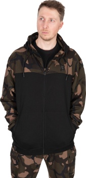 HANORAC FOX LW BLACK/CAMO SPLIT ZIP – MĂRIMEA XL