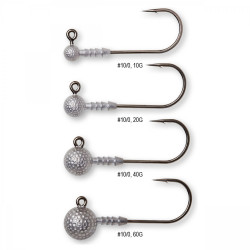 JIG MADCAT GOLF BALL NO.10/0 40GR JIGHEAD NATURAL BULK