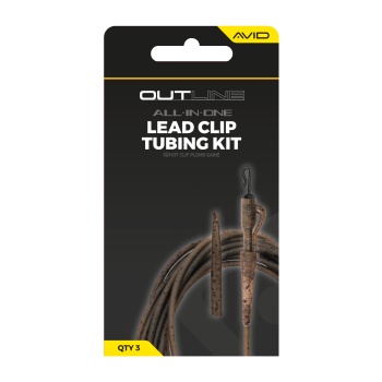 KIT MONTURA PLUMB PIERDUT AVID CARP OUTLINE LEAD CLIP TUBING KIT 3BUC/SET