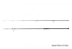 LANSETA CRAP DELPHIN ORBIT / 2 TRONSOANE 360CM/3,5LBS