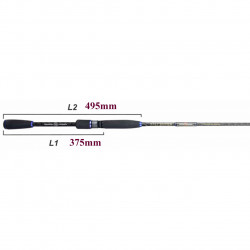 LANSETA SAKURA SALT SNIPER FINESSE SALSS 802ML 2.44M 2TR 3-15GR