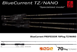 LANSETA YAMAGA BLANKS BLUE CURRENT 70PLUG TZ-NANO PROFESSOR 2.14M 7.8GR 2BUC FUJI TITANIUM TORZITE