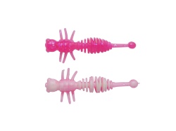 LARVA BERKLEY POWERBAIT POWER LARVAE 40MM PINK / WHITE
