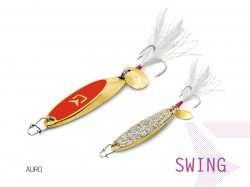 LINGURA OSCILANTA DELPHIN SWING 15G AURO HOOK #6