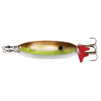 LINGURITA OSCILANTA 16GR 65MM DAM EFFZETT SLIM STANDARD SPOON OLIVE SILVER UV