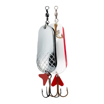 LINGURITA OSCILANTA DAM EFFZETT TWIN 8CM / 45G SILVER / SILVER - Img 2