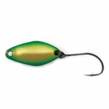 LINGURITA OSCILANTA NO.2 1.6GR 23MM DAM EFFZETT PRO TROUT SPOON GREEN GOLD UV