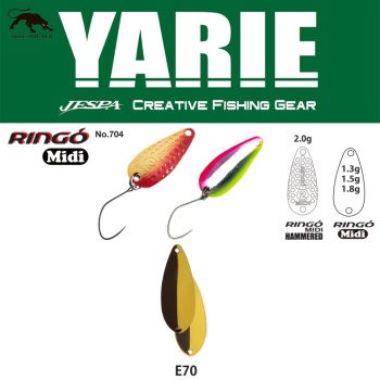 LINGURITA OSCILANTA YARIE JESPA 704 RINGO MIDI HAMMERED 2.0GR CULOARE E70 PUDDING