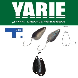LINGURITA OSCILANTA YARIE JESPA 706 T-SPOON 1.1GR CULOARE V5 D6