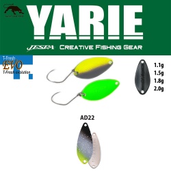 LINGURITA OSCILANTA YARIE JESPA 710T T-FRESH EVO 1.5GR CULOARE AD22 SABER SILVER