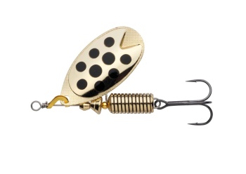LINGURITA ROTATIVA ABU GARCIA FAST ATTACK 4CM / 7.0GR LF GOLD / BLACK DOT