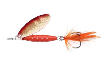 LINGURITA ROTATIVA ABU GARCIA REFLEX Red 6.57CM 18.0Gr LF Red Flash
