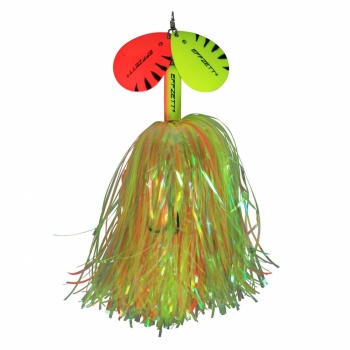 LINGURITA ROTATIVA DAM EFFZETT PIKE RATTLIN 6 40GR FLUO YELLOW ORANGE