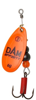 LINGURITA ROTATIVA DAM FLUO SPINNER NR.5 12G SINKING ORANGE